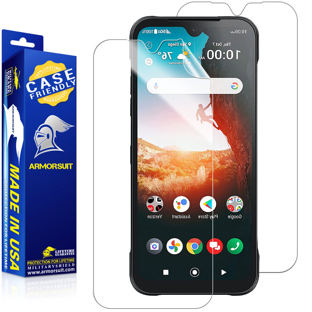 [2-Pack] Kyocera DuraSport 5G UW Screen Protector (6.1) - Case-Friendly