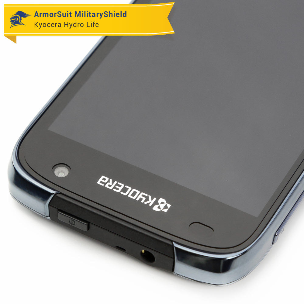 [2 Pack] Kyocera Hydro Life Screen Protector (Case-Friendly)