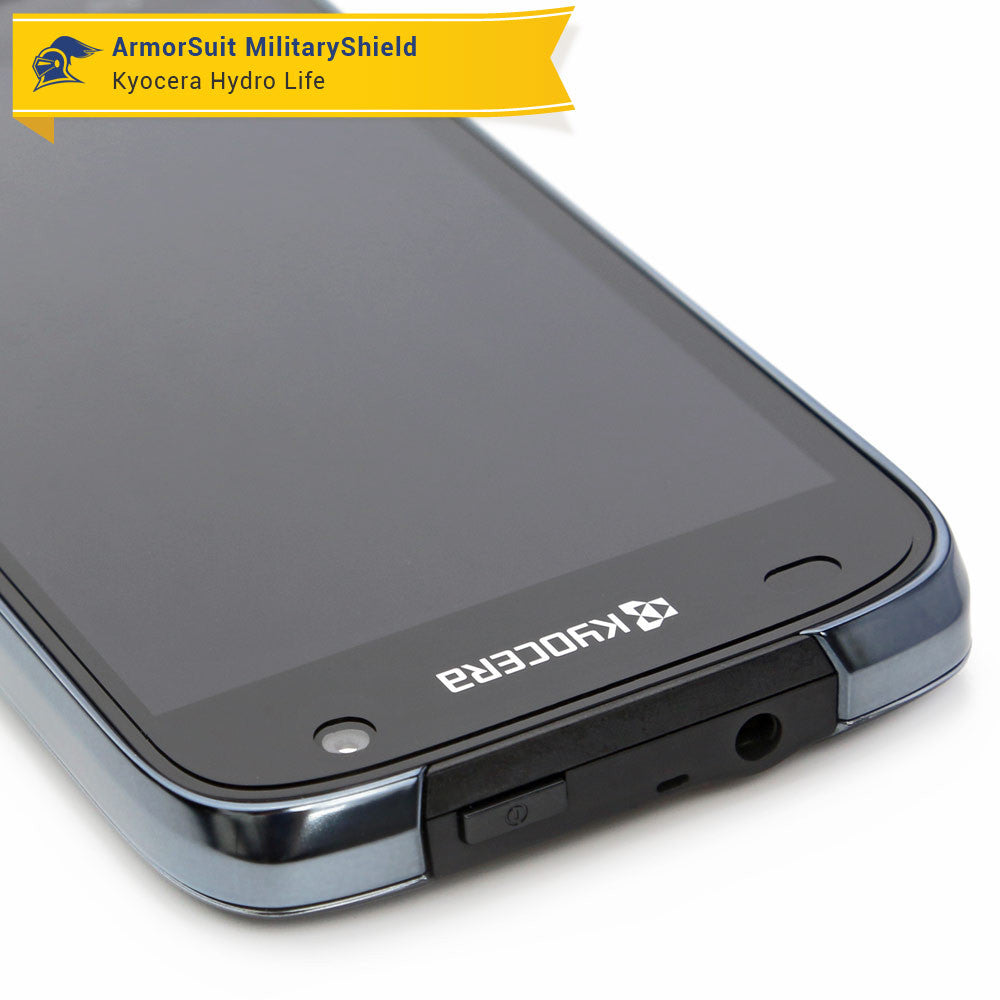 [2 Pack] Kyocera Hydro Life Screen Protector (Case-Friendly)