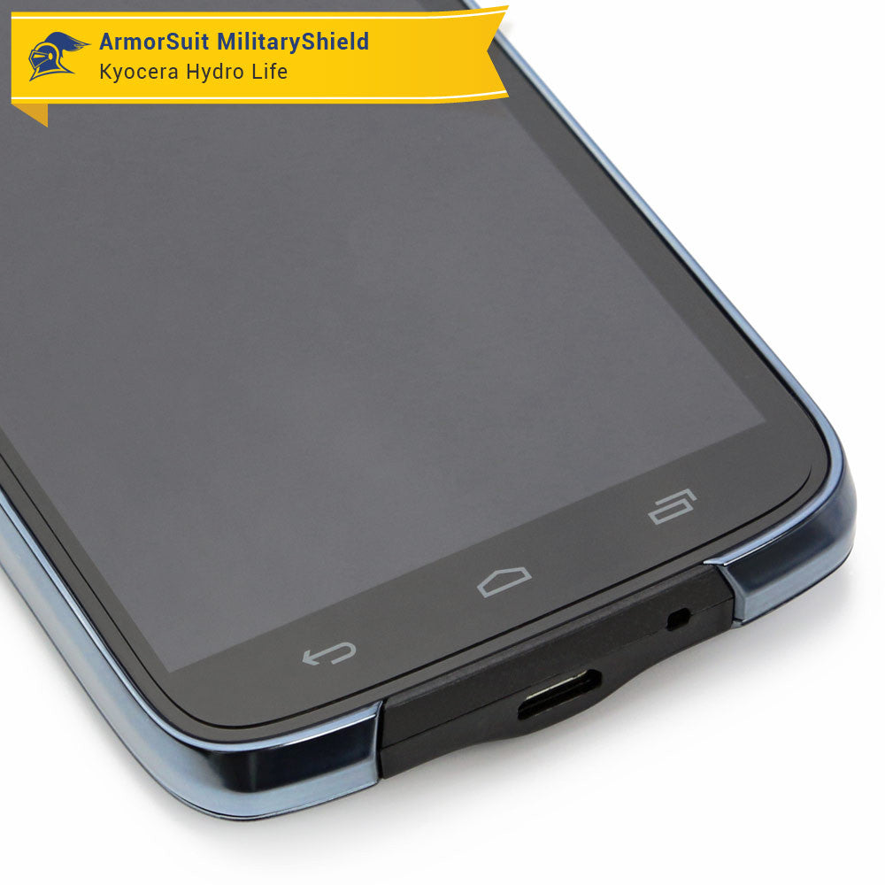 [2 Pack] Kyocera Hydro Life Screen Protector (Case-Friendly)