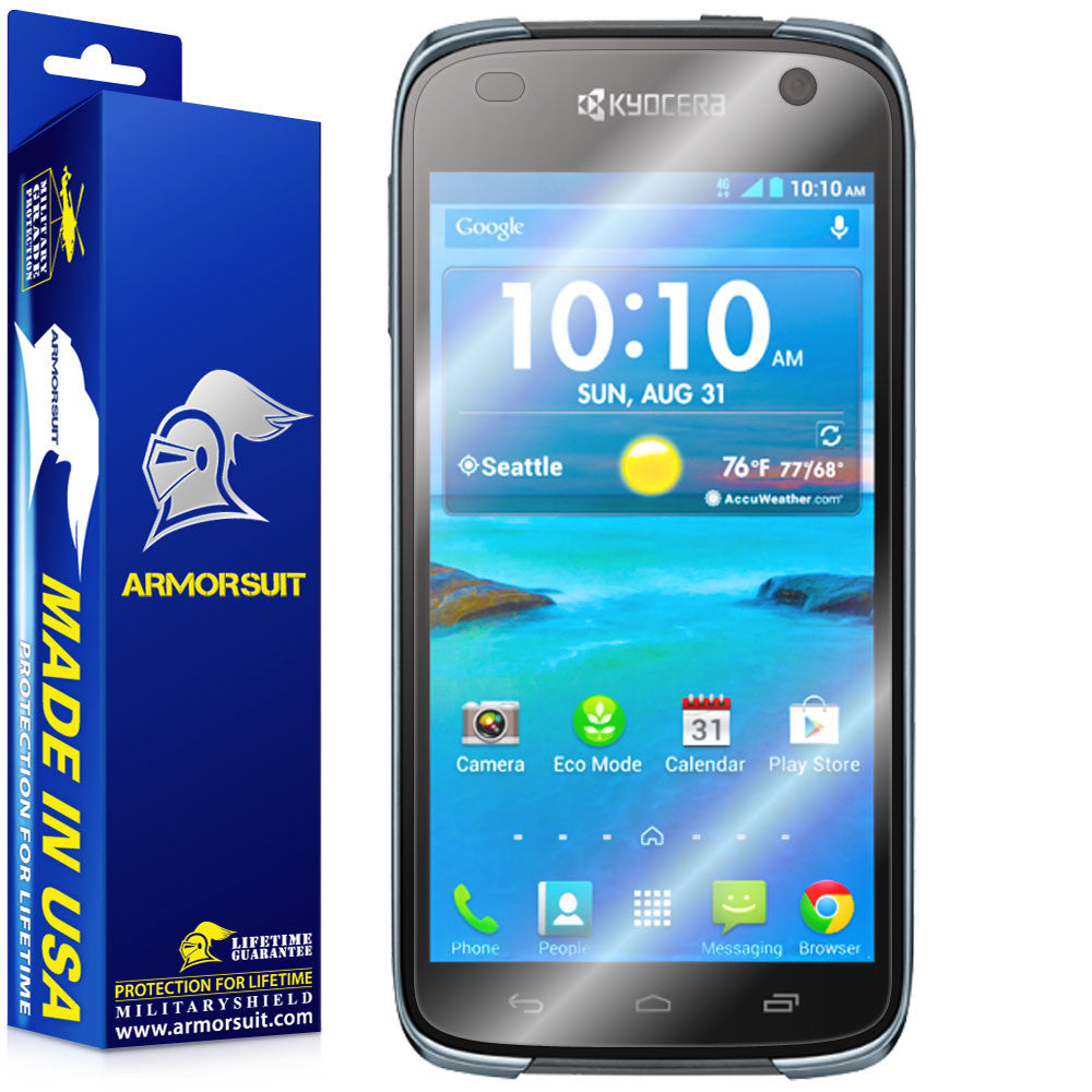 [2 Pack] Kyocera Hydro Life Screen Protector (Case-Friendly)