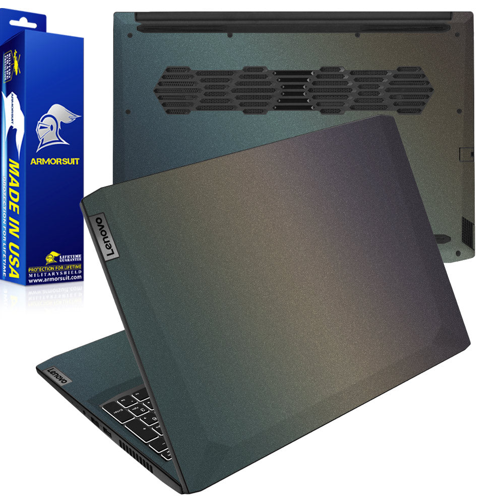 [2 Pack] Armorsuit MilitaryShield Vinyl Skin Wrap Film for Lenovo Ideapad Gaming 3 / 3i (15 Inch)