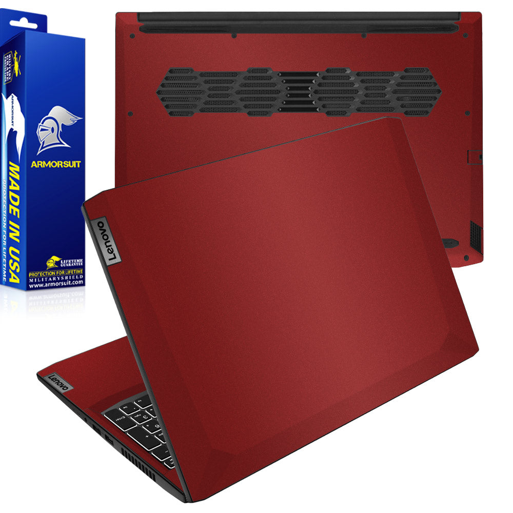 [2 Pack] Armorsuit MilitaryShield Vinyl Skin Wrap Film for Lenovo Ideapad Gaming 3 / 3i (15 Inch)