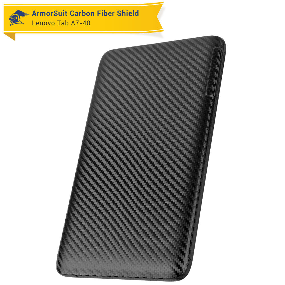Lenovo Tab A7-40 Screen Protector + Black Carbon Fiber Film Protector