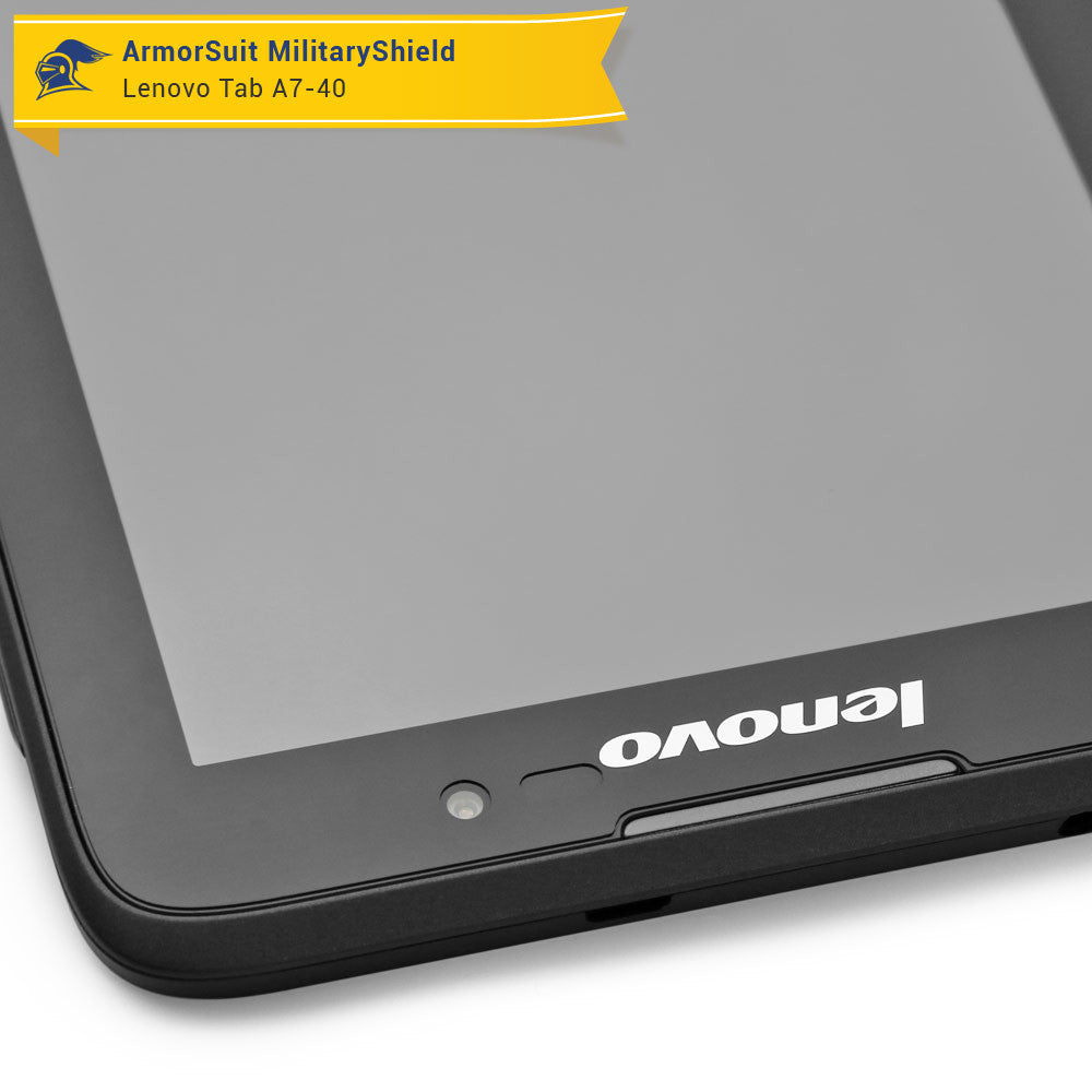 Lenovo Tab A7-40 Screen Protector + Black Carbon Fiber Film Protector