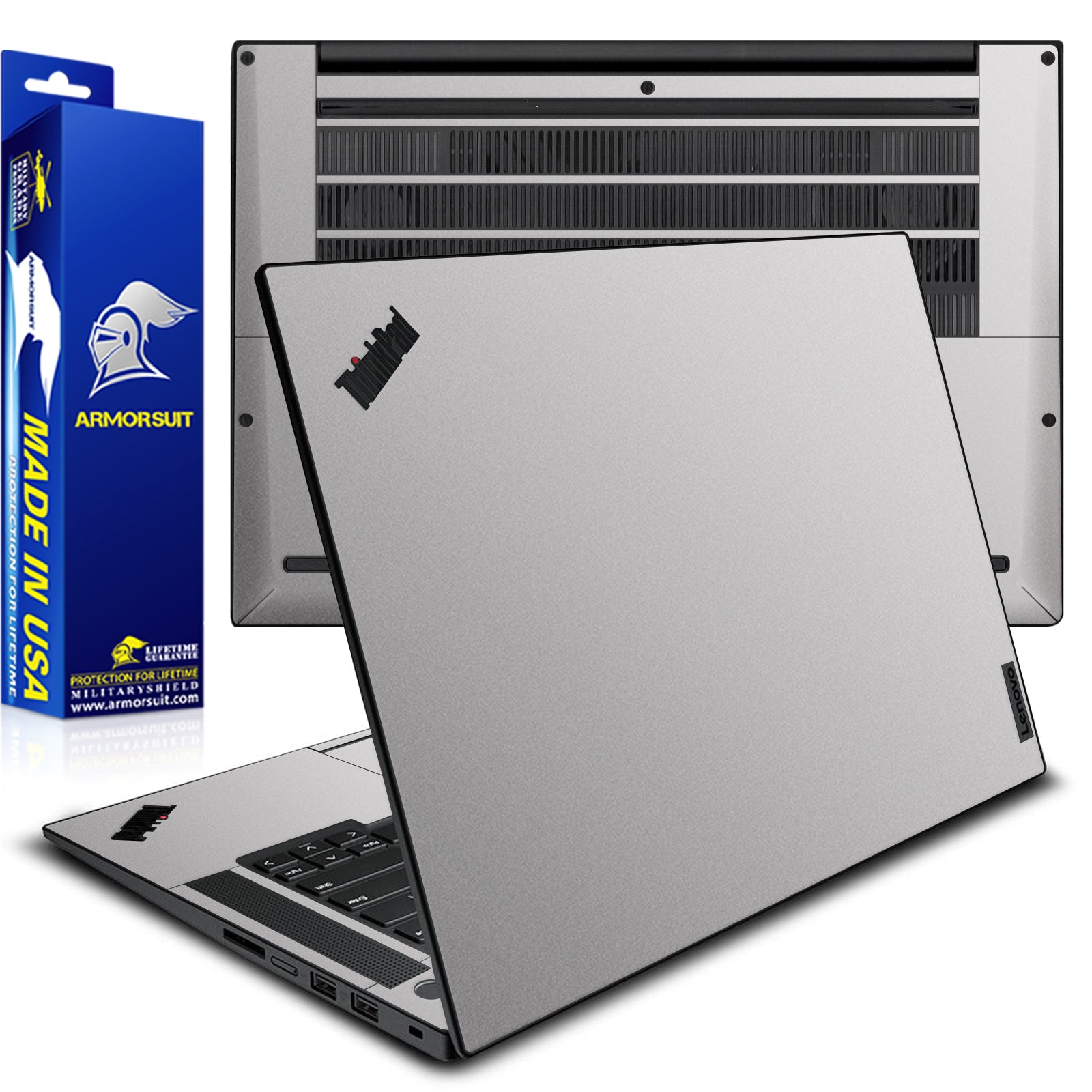 [2 Pack] Armorsuit MilitaryShield Vinyl Skin Wrap Film for Lenovo Thinkpad P1 G4 / G5 / G6 (16 Inch)