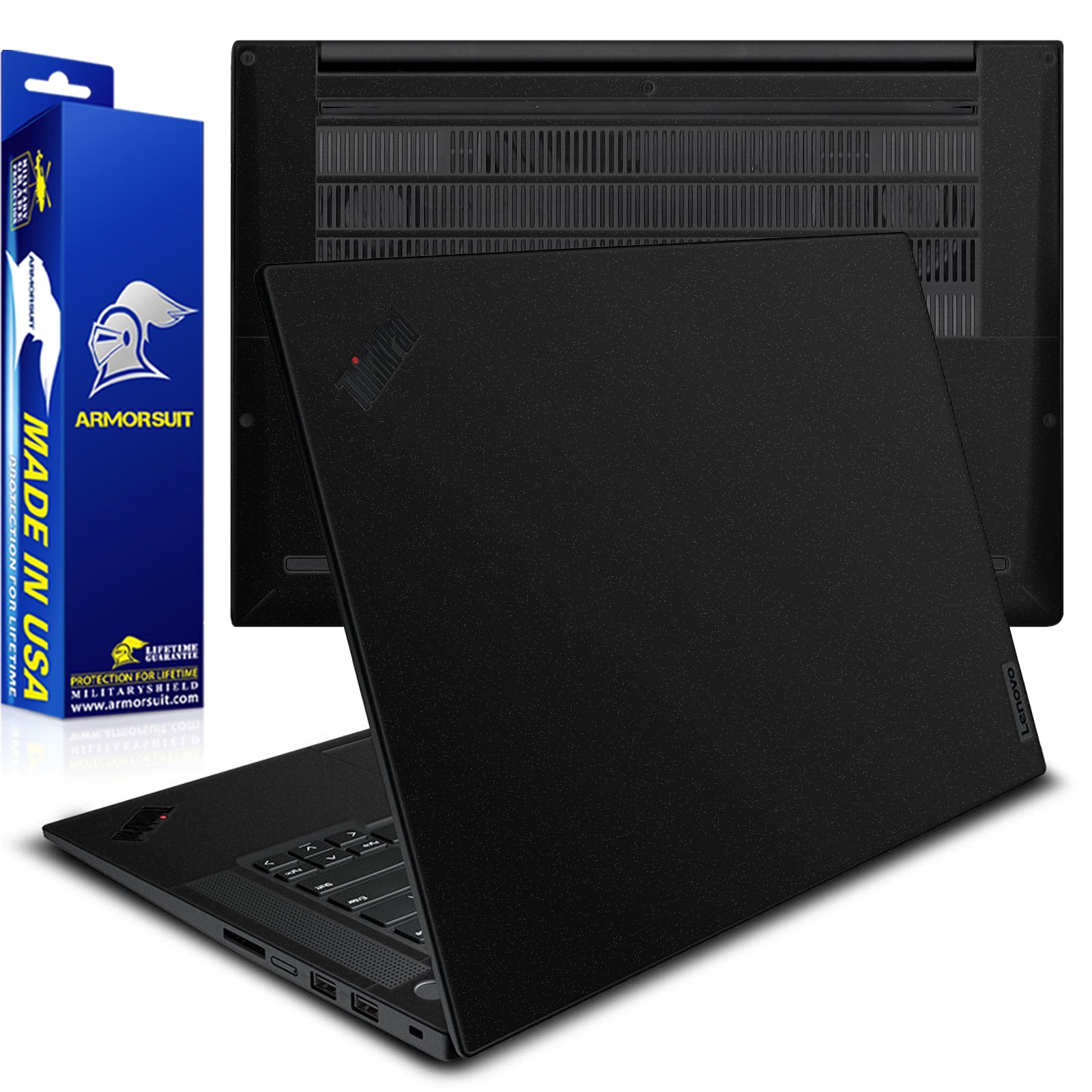 [2 Pack] Armorsuit MilitaryShield Vinyl Skin Wrap Film for Lenovo Thinkpad P1 G4 / G5 / G6 (16 Inch)