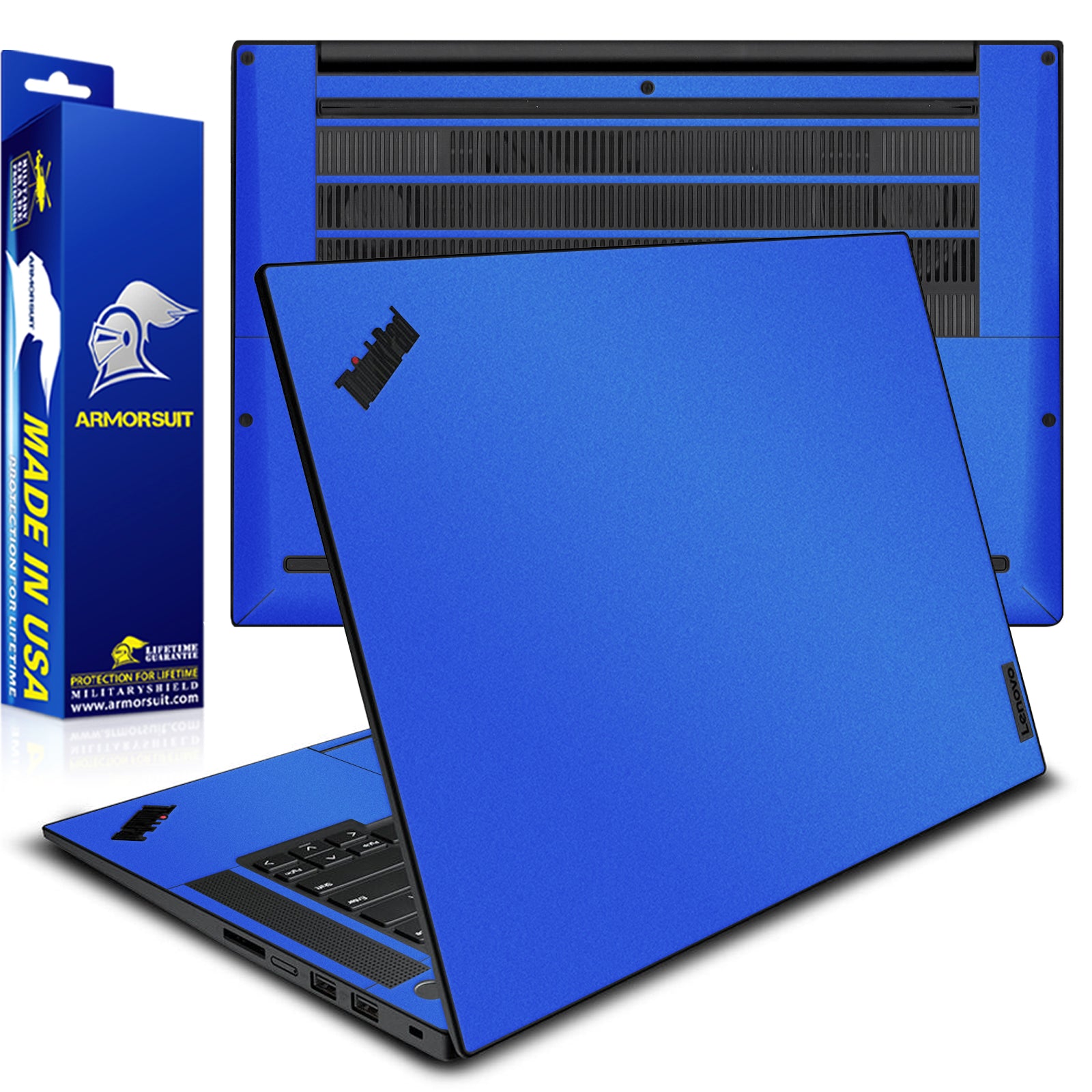 [2 Pack] Armorsuit MilitaryShield Vinyl Skin Wrap Film for Lenovo Thinkpad P1 G4 / G5 / G6 (16 Inch)