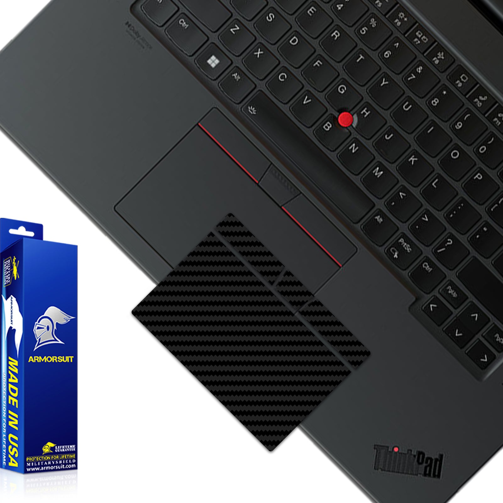 [2 Pack] Armorsuit MilitaryShield Vinyl Skin Wrap Film for Lenovo Thinkpad P1 G4 / G5 / G6 (16 Inch)