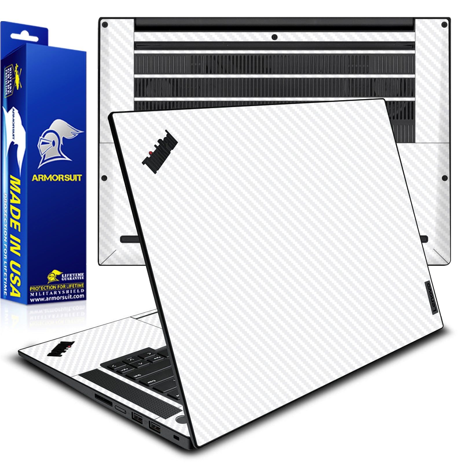 [2 Pack] Armorsuit MilitaryShield Vinyl Skin Wrap Film for Lenovo Thinkpad P1 G4 / G5 / G6 (16 Inch)