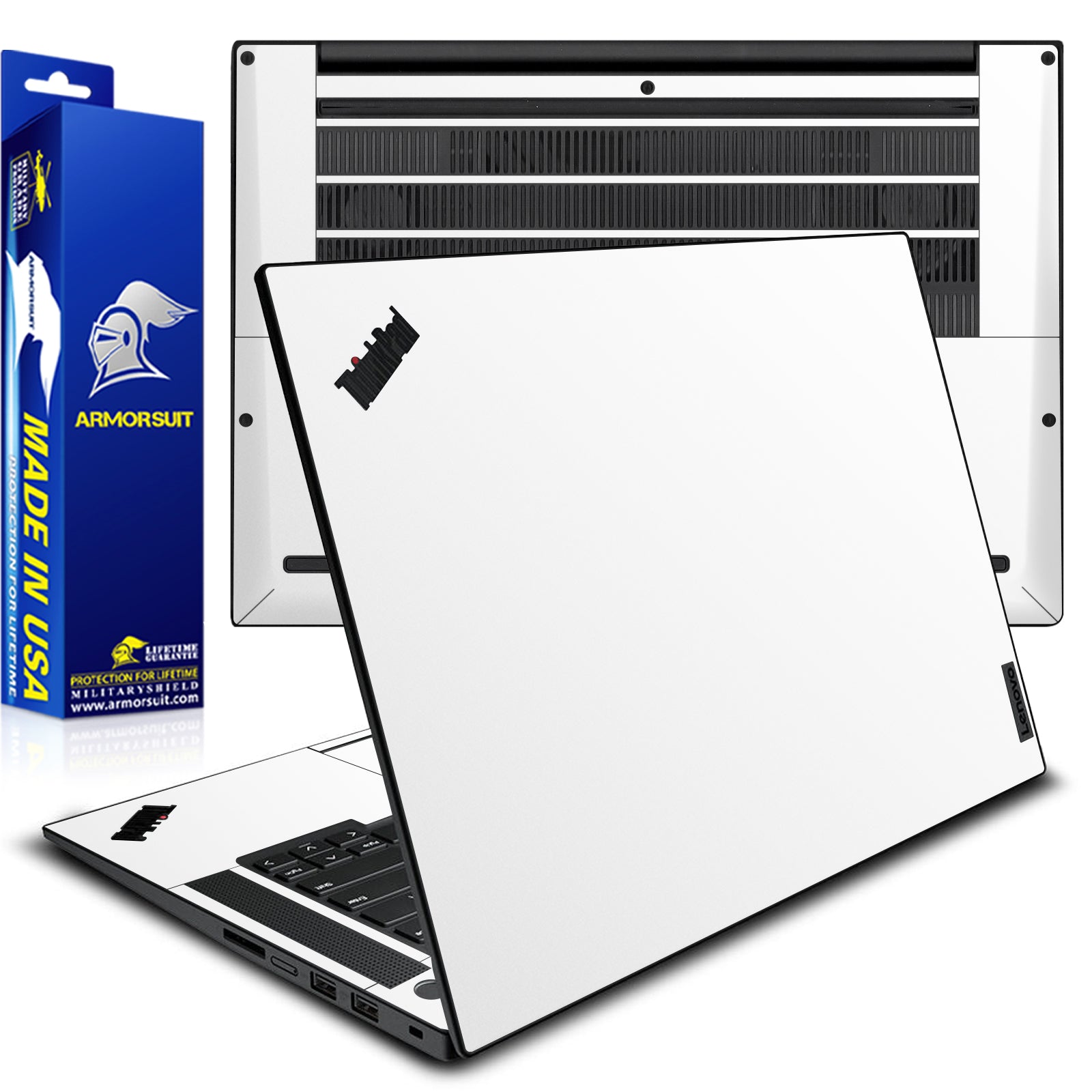 [2 Pack] Armorsuit MilitaryShield Vinyl Skin Wrap Film for Lenovo Thinkpad P1 G4 / G5 / G6 (16 Inch)