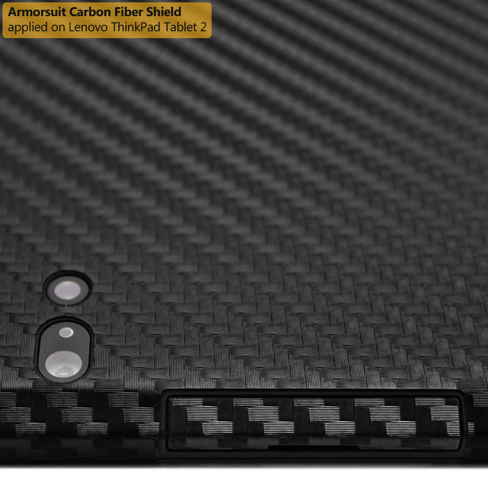 Lenovo Thinkpad 2 Screen Protector + Black Carbon Fiber Film Protector