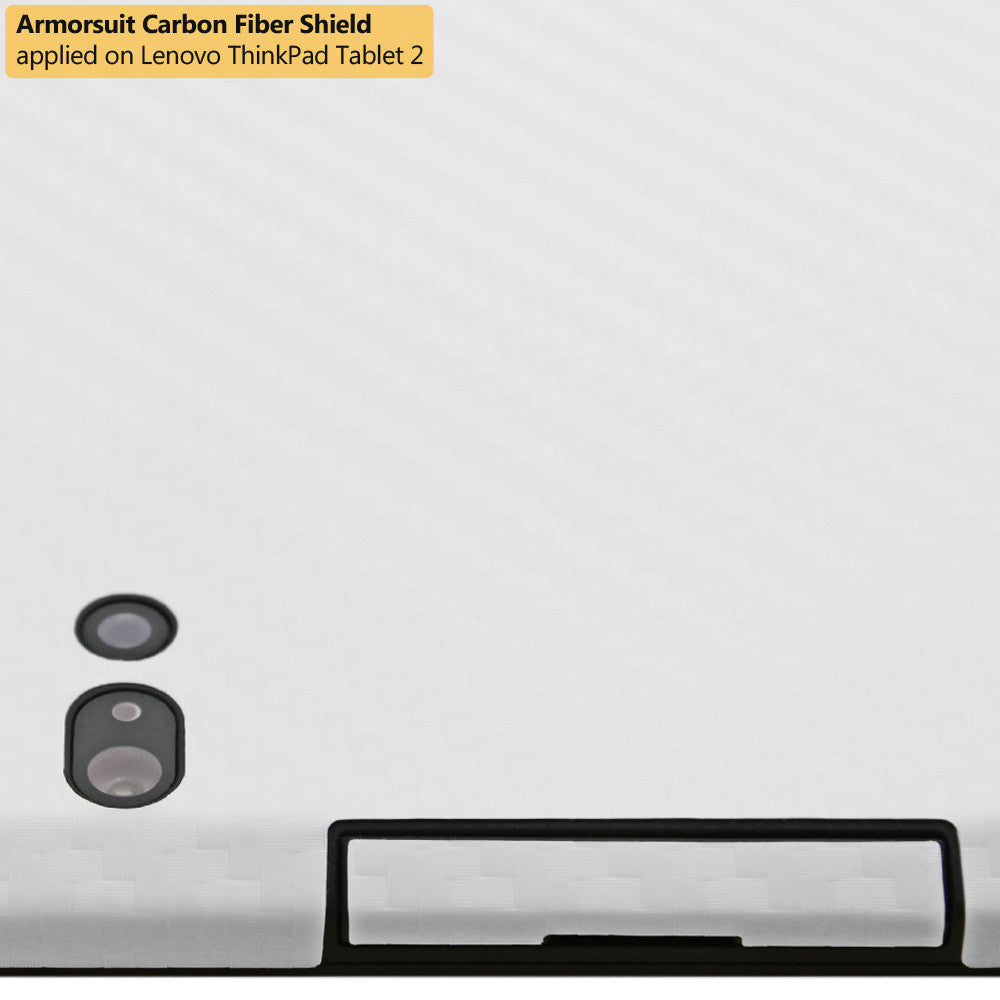 Lenovo Thinkpad 2 Screen Protector + White Carbon Fiber Film Protector