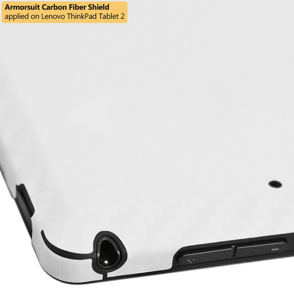 Lenovo Thinkpad 2 Screen Protector + White Carbon Fiber Film Protector