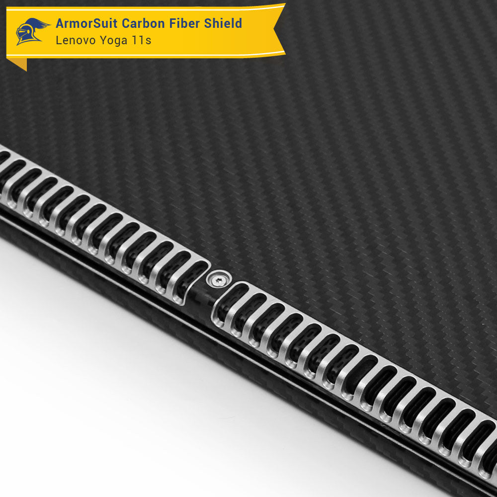Lenovo Yoga 11S Screen Protector + Black Carbon Fiber