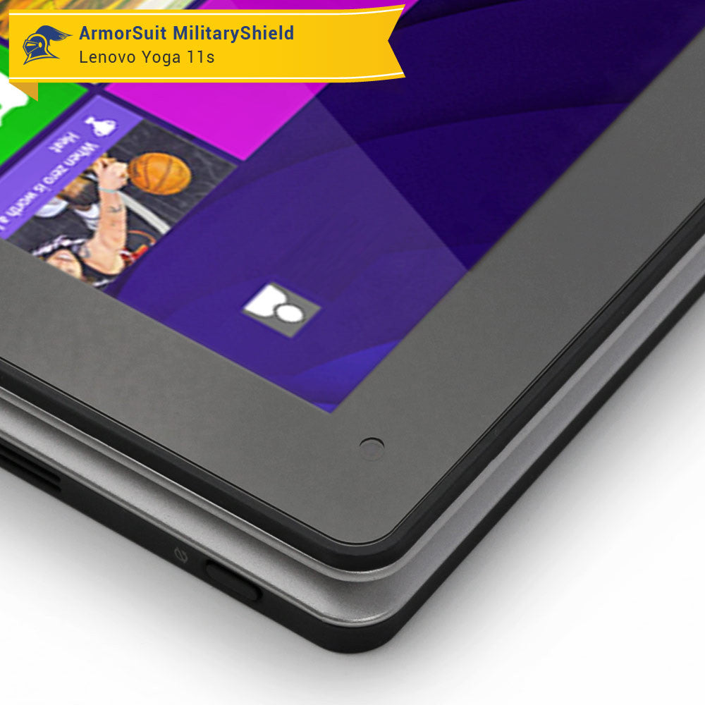 Lenovo Yoga 11S Screen Protector + White Carbon Fiber