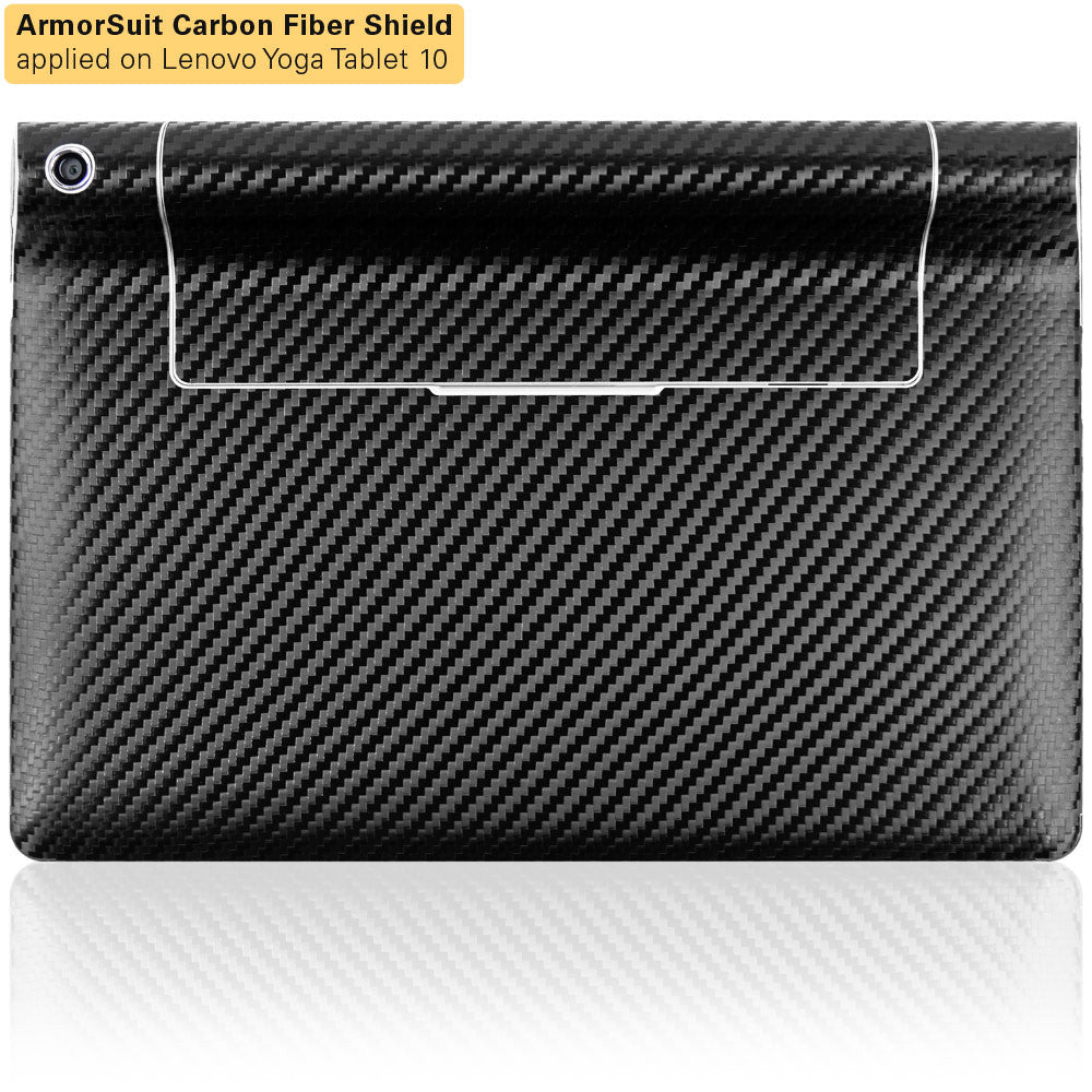 Lenovo Yoga Tablet 10" Screen Protector + Black Carbon Fiber Film Protector
