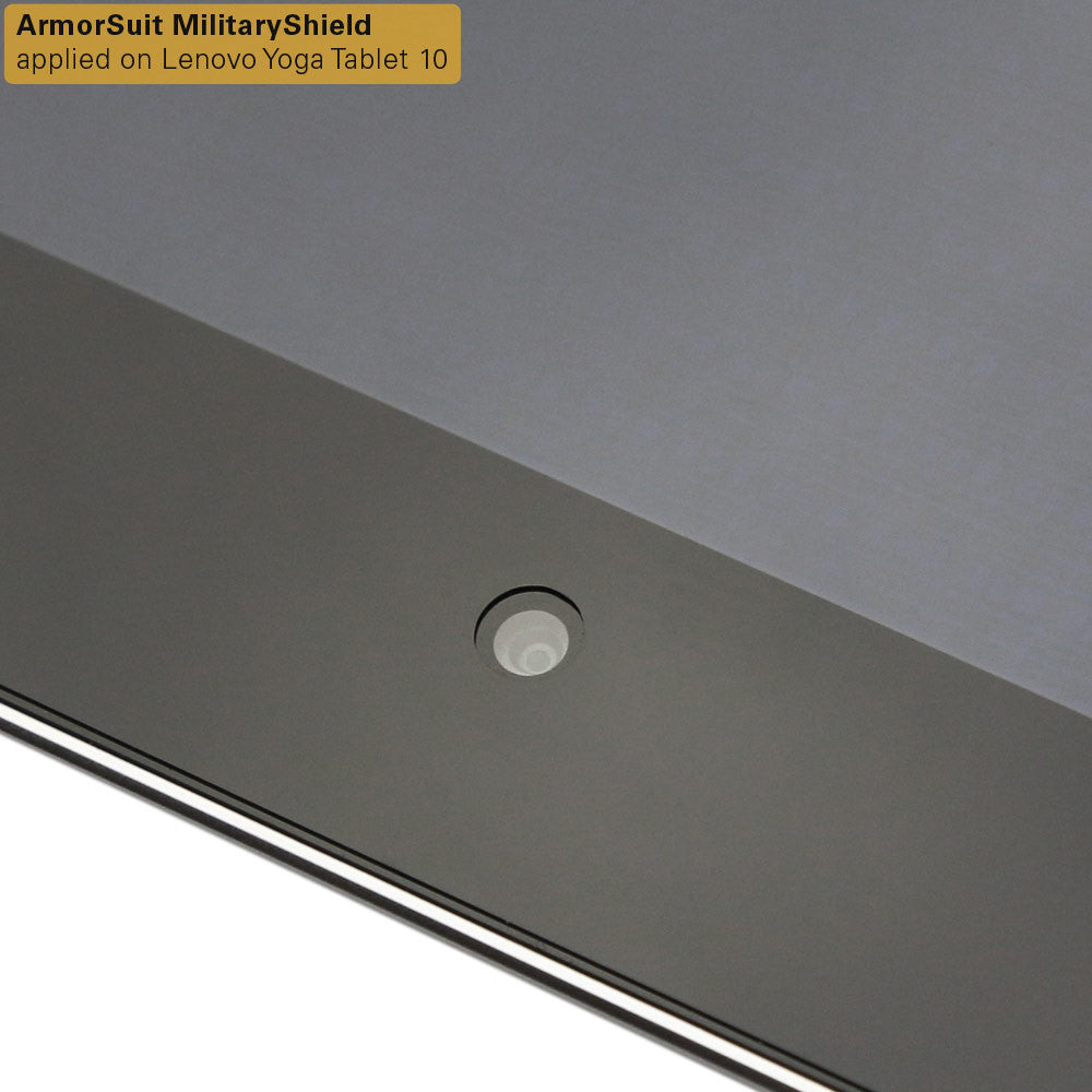 Lenovo Yoga Tablet 10 HD+ Screen Protector + White Carbon Fiber Film Protector