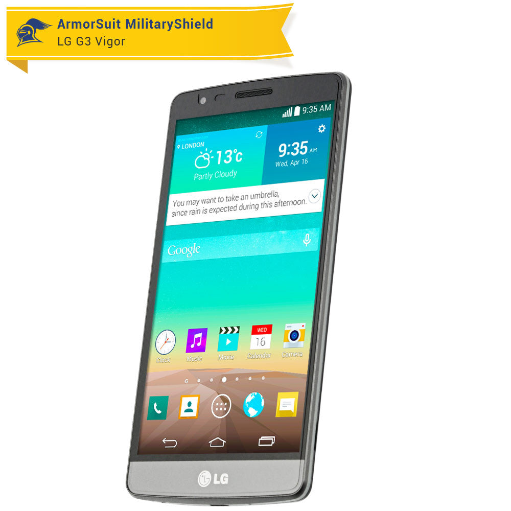 [2 Pack] LG G3 Vigor Screen Protector (Case Friendly)