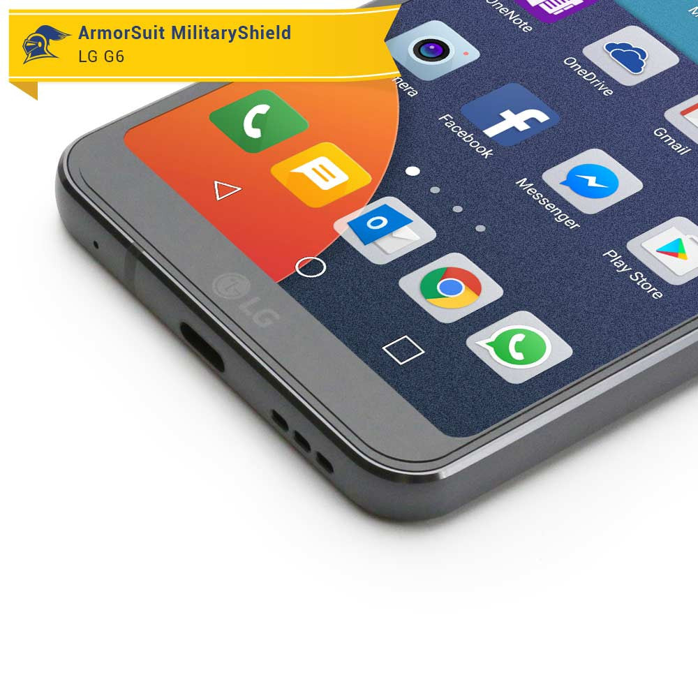 [2 Pack] LG G6 Case-Friendly Screen Protector