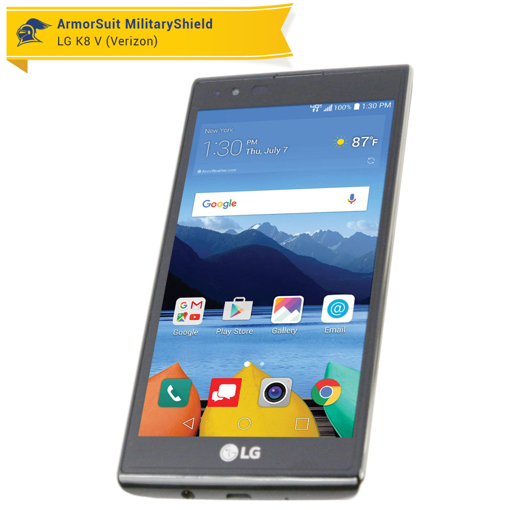 [2 Pack] LG K8 V (VS500) Case-Friendly Screen Protector