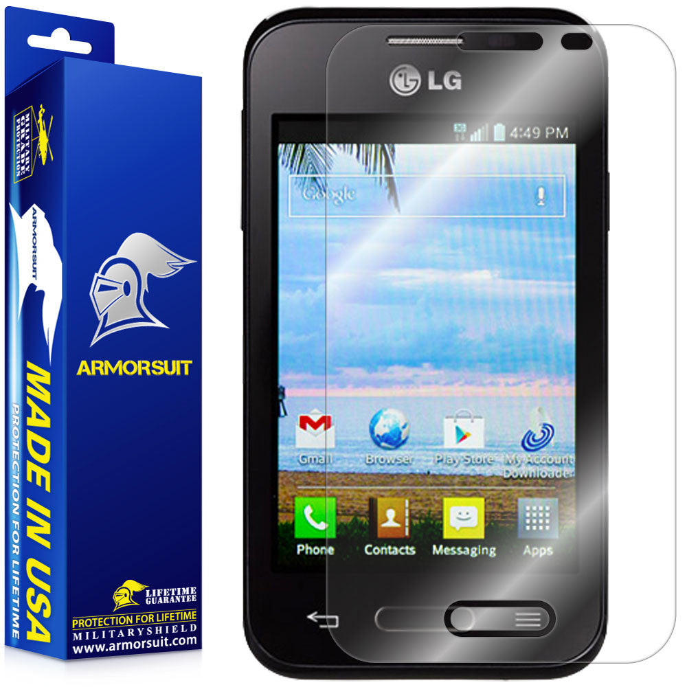 [2 Pack] LG Optimus Fuel L34C Screen Protector