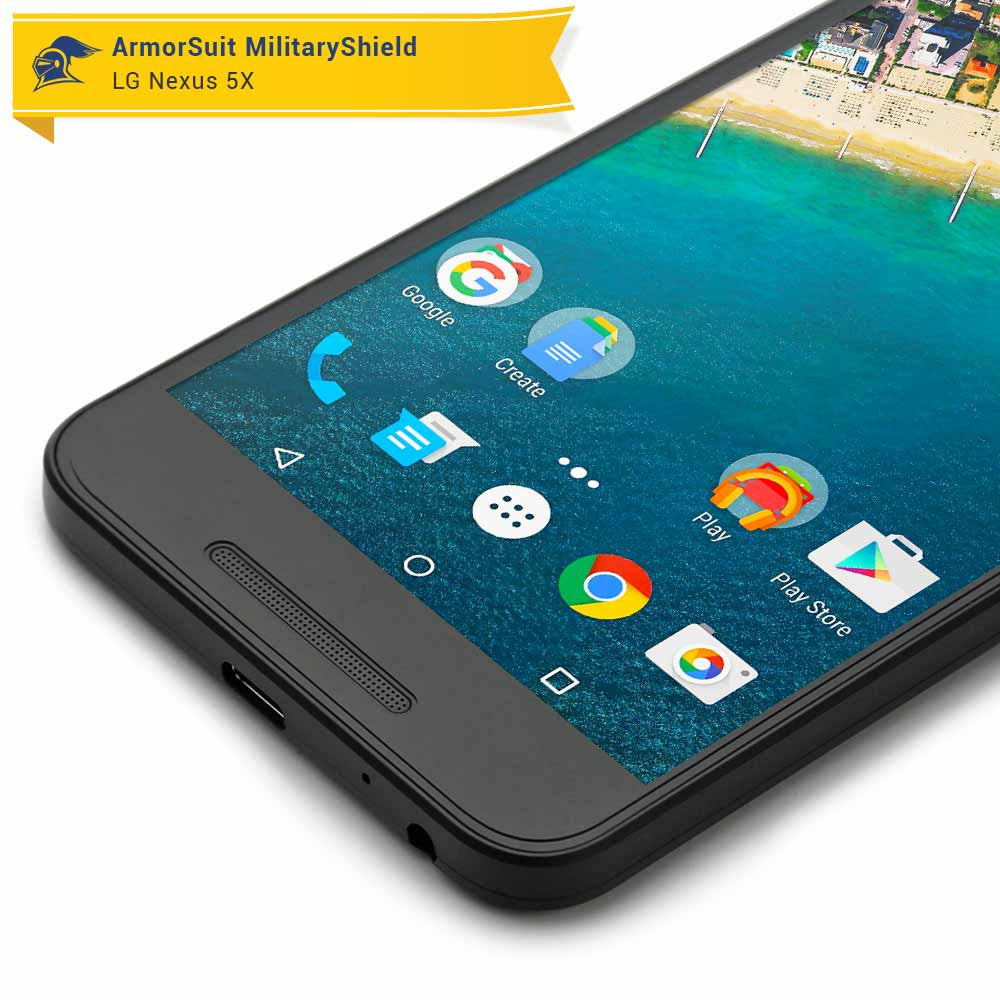 [2 Pack] LG Nexus 5X Screen Protector (Case-Friendly)