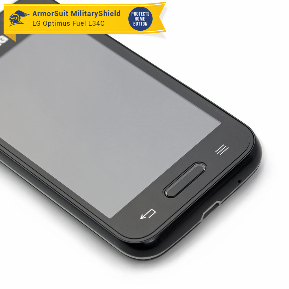 [2 Pack] LG Optimus Fuel L34C Screen Protector (Case-Friendly)