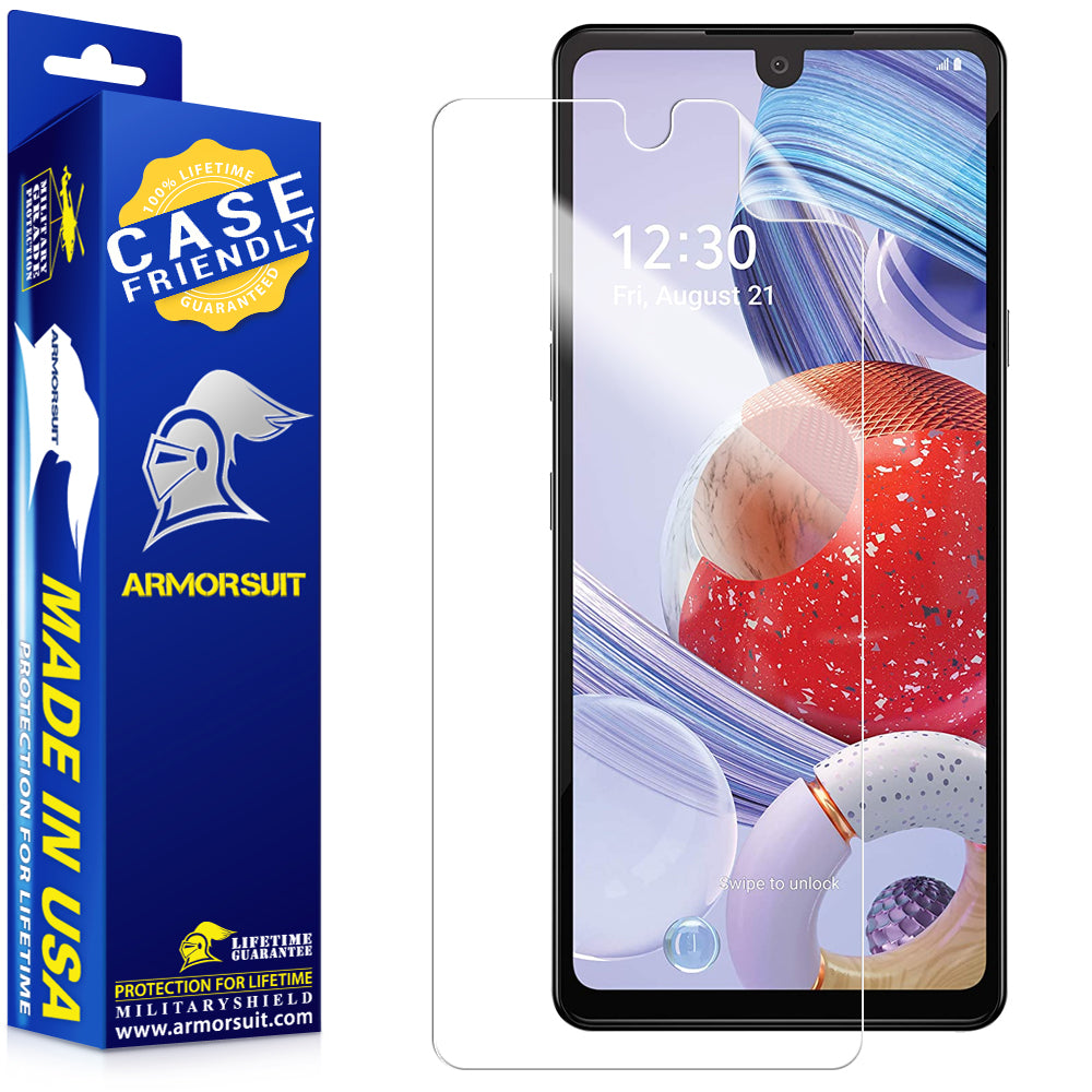 [2 Pack] ArmorSuit MilitaryShield Screen Protector Designed for LG Stylo 6 (2020) Case Friendly Anti-Bubble HD Clear Film