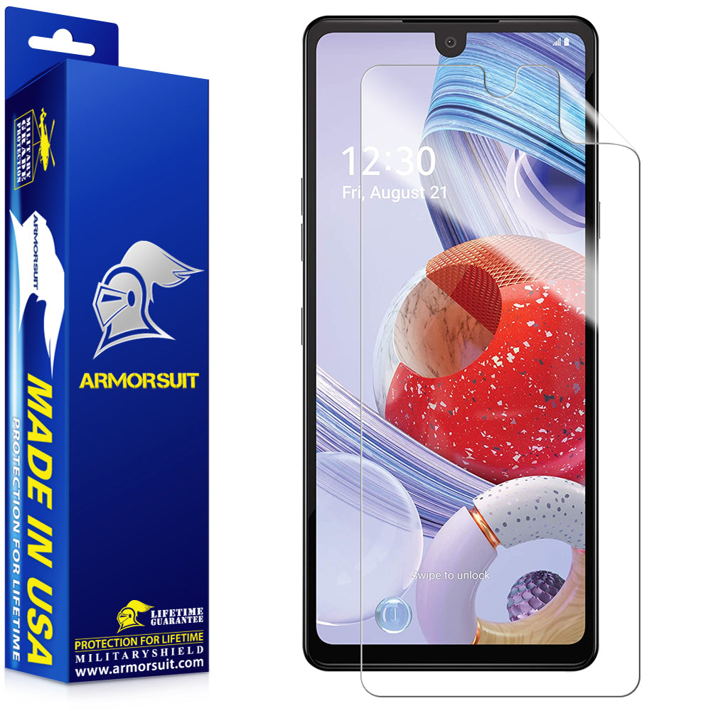 [2 Pack] ArmorSuit MilitaryShield Screen Protector Designed for LG Stylo 6 (2020) Max Coverage Anti-Bubble HD Clear Film