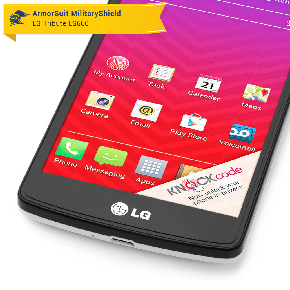 [2 Pack] LG Tribute LS660 Screen Protector (Case-Friendly)