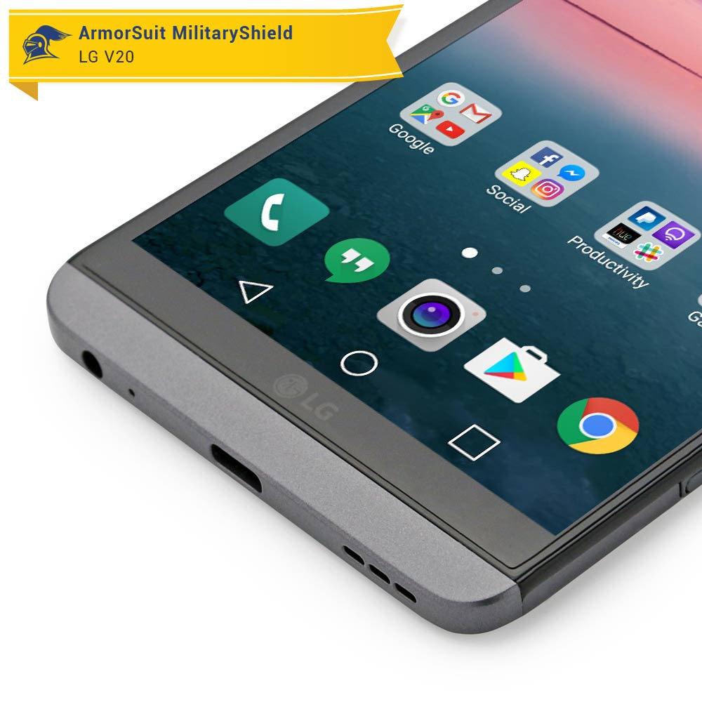 [2 Pack] LG V20 Case-Friendly Screen Protector