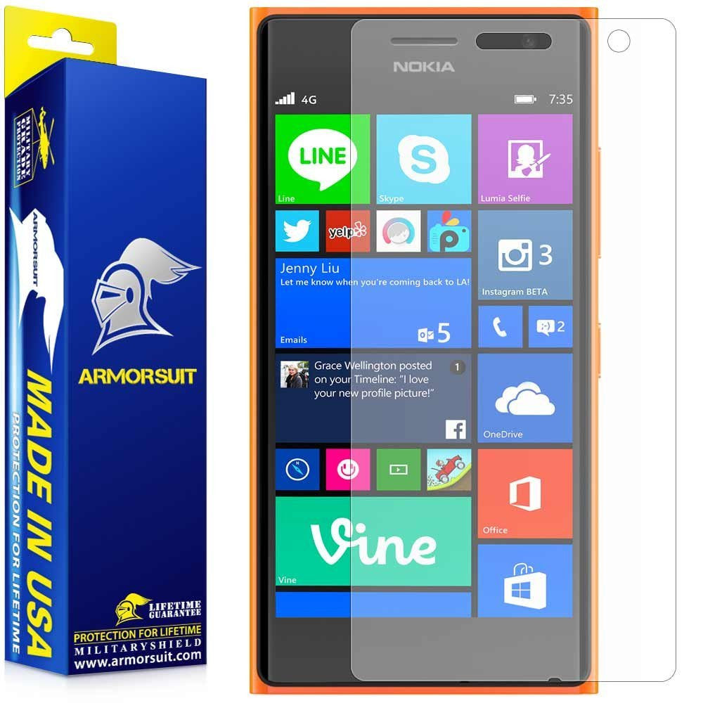 [2 Pack] Nokia Lumia 730 / 735 Anti-Glare (Matte) Screen Protector