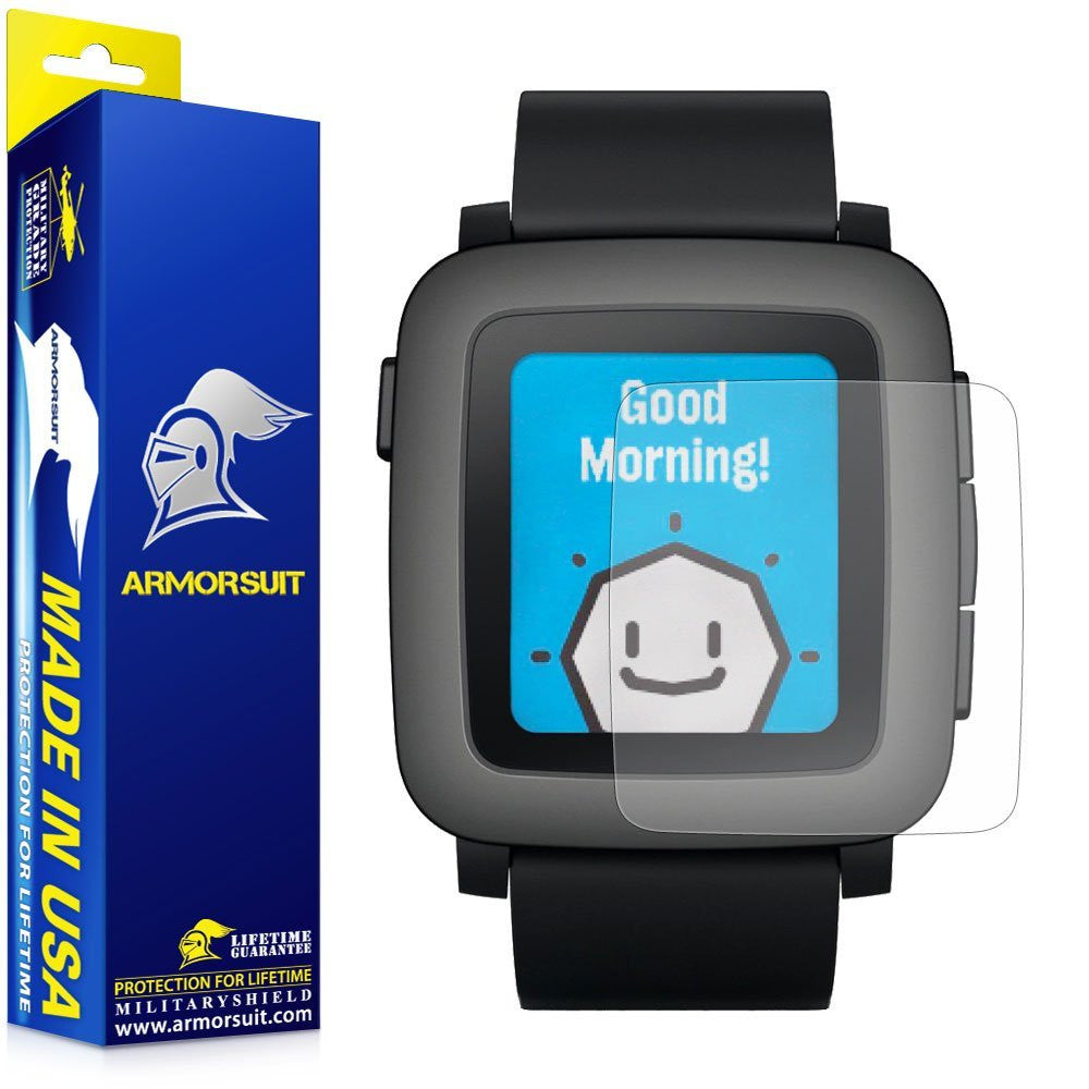 [2-Pack] Pebble Time Anti-Glare (Matte) Screen Protector