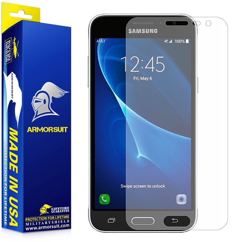 [2 Pack] ArmorSuit Samsung Galaxy Express Prime 2 (2017) Case Friendly Anti-Bubble Matte Film