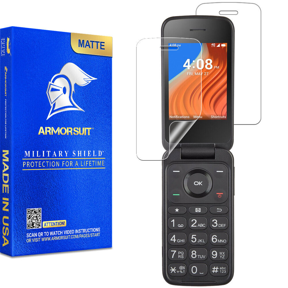 [2 Pack] ArmorSuit MATTE Screen Protector designed for TCL Flip 2 (2022)