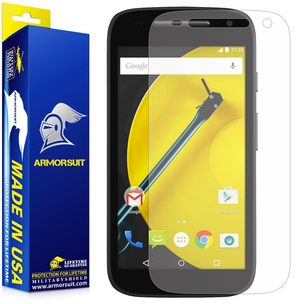 [2 Pack] Motorola Moto E (2nd Gen, 2015) Anti-Glare (Matte) Screen Protector