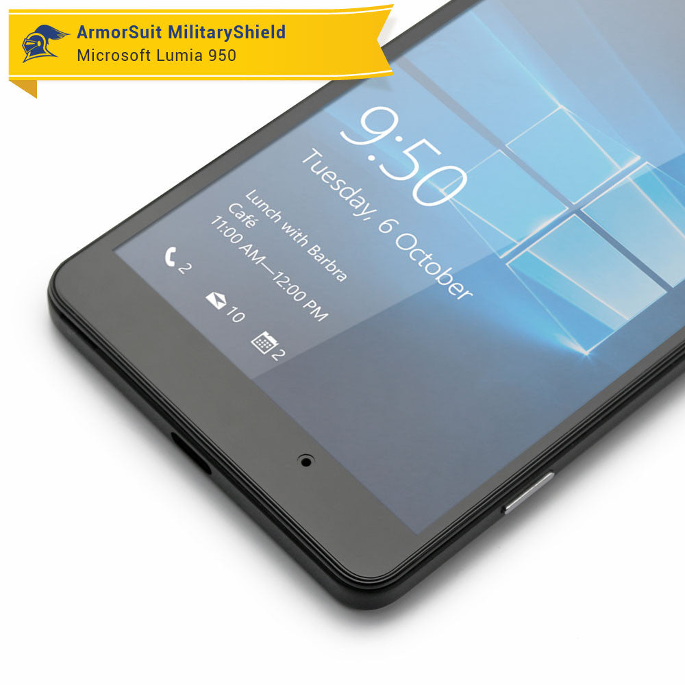 [2 Pack] Microsoft Lumia 950 Anti-Glare (Matte) Screen Protector