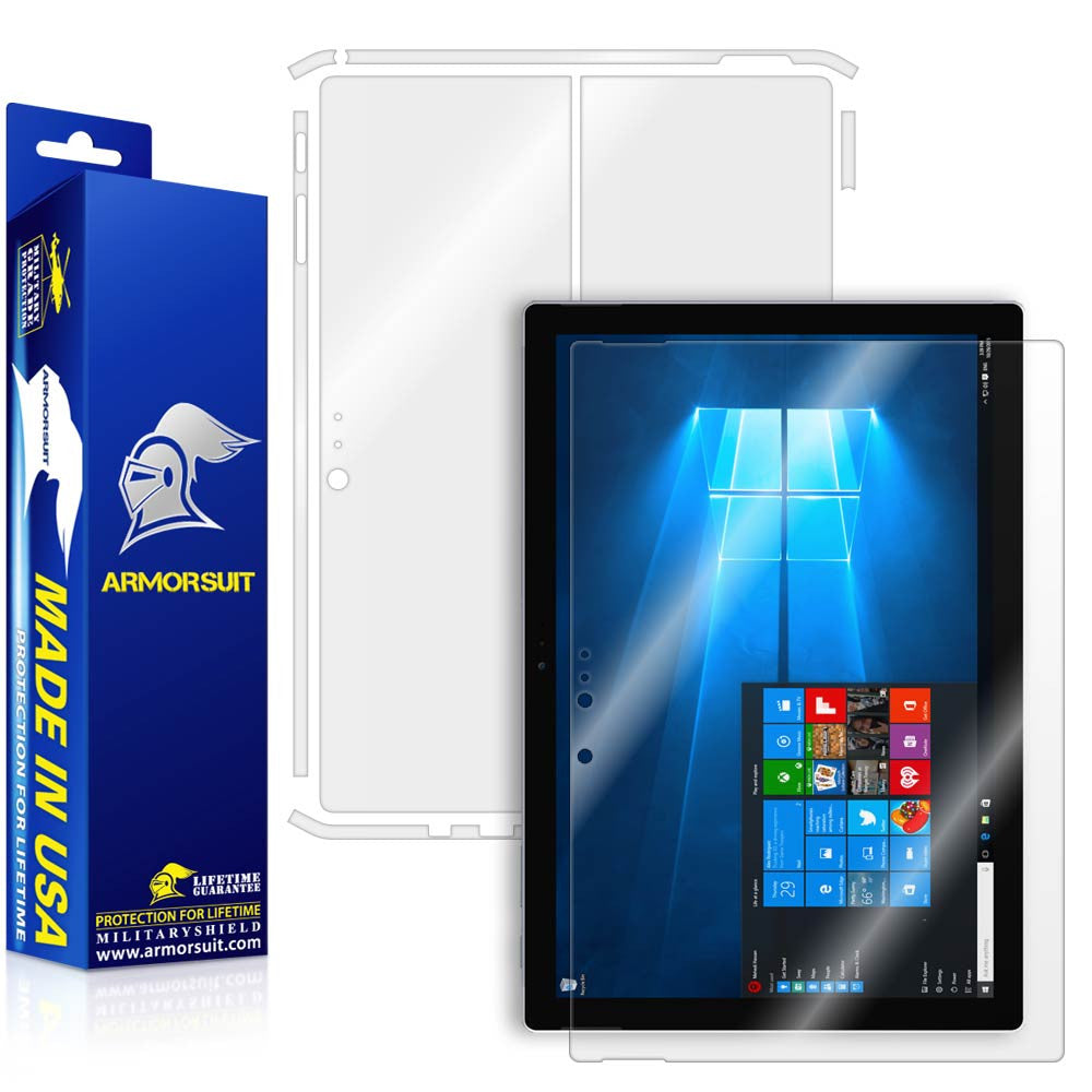 Microsoft Surface Pro 4 Screen Protector + Full Body Skin Protector