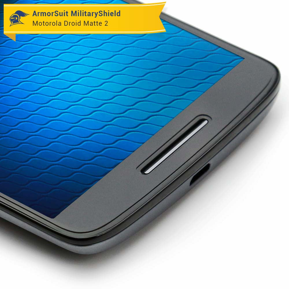 [2 Pack] Motorola Droid Maxx 2 Screen Protector (Case Friendly)
