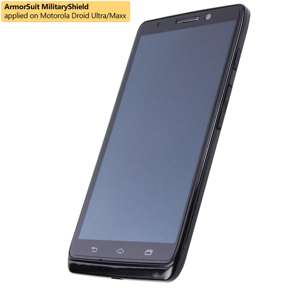 [2 Pack] Motorola Droid Maxx Screen Protector (Case Friendly)