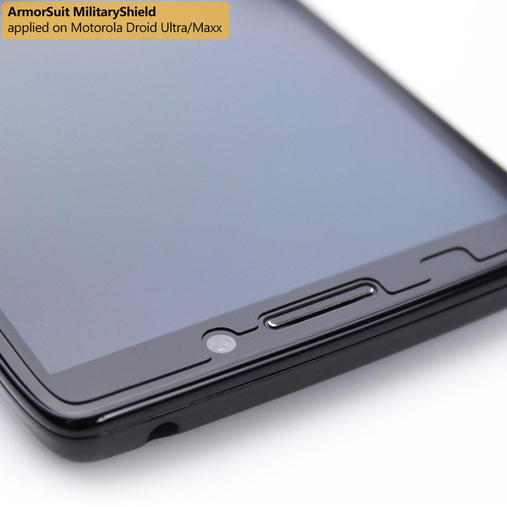[2 Pack] Motorola Droid Maxx Screen Protector (Case Friendly)
