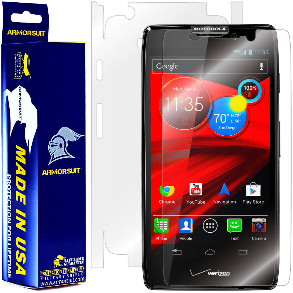 Motorola Droid Razr Maxx HD Full Body Skin Protector