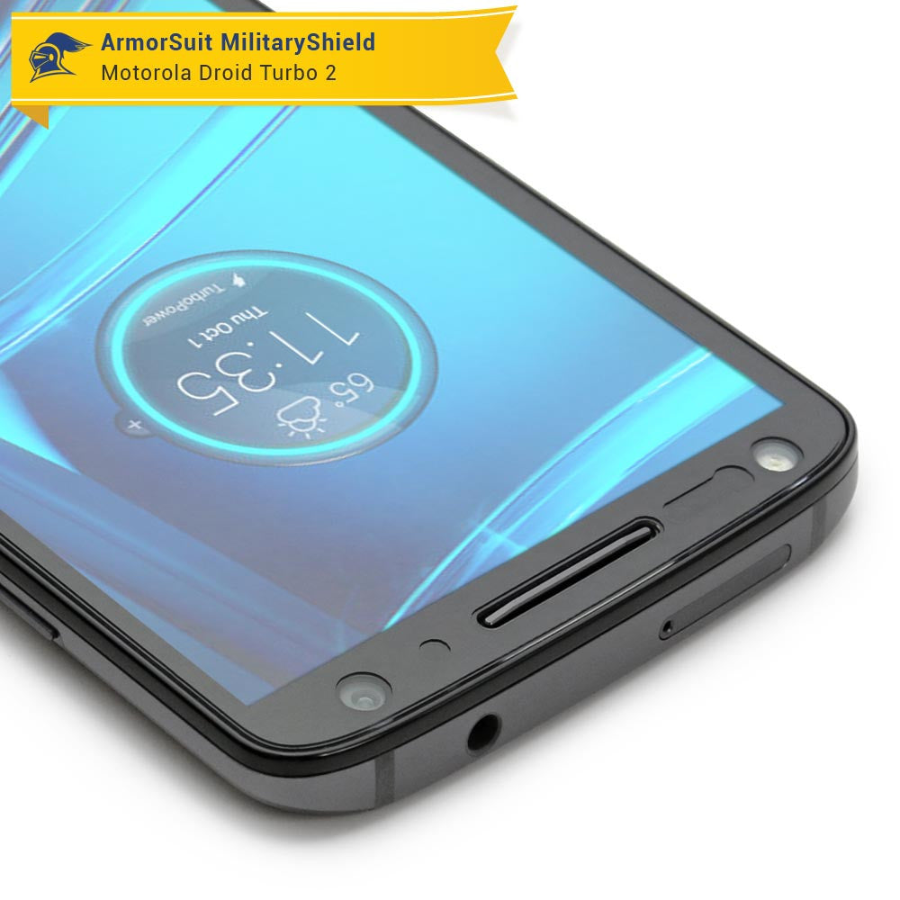 [2 Pack] Motorola Droid Turbo 2 Anti-Glare (Matte) Screen Protector