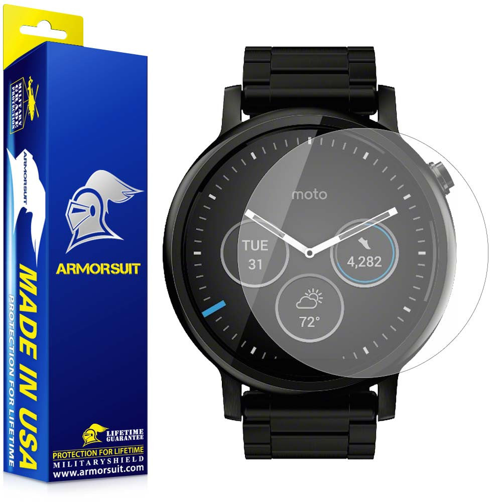 Motorola Moto 360 46mm 2nd Generation 2015 Matte (Anti-Glare) Screen Protector (2-pack)