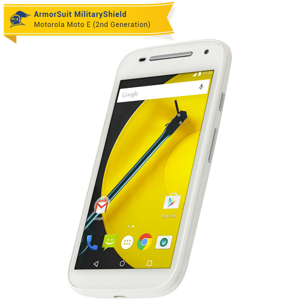 [2 Pack] Motorola Moto E (2nd Gen, 2015) Screen Protector (Case-Friendly)