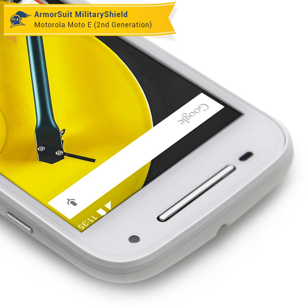 [2 Pack] Motorola Moto E (2nd Gen, 2015) Screen Protector (Case-Friendly)