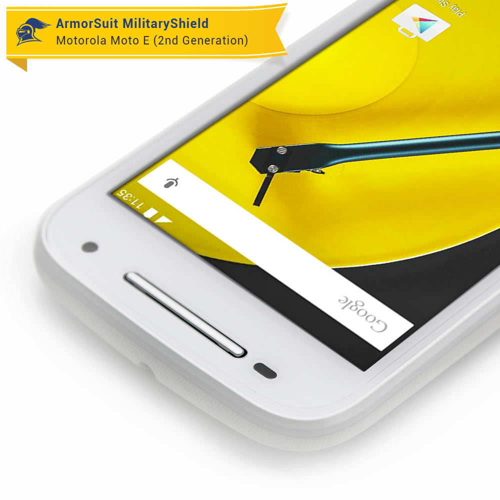 [2 Pack] Motorola Moto E (2nd Gen, 2015) Screen Protector (Case-Friendly)