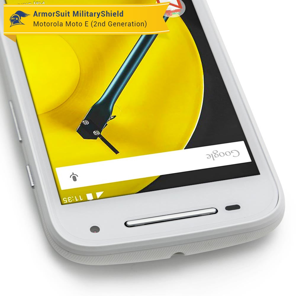 [2 Pack] Motorola Moto E (2nd Gen, 2015) Screen Protector (Case-Friendly)
