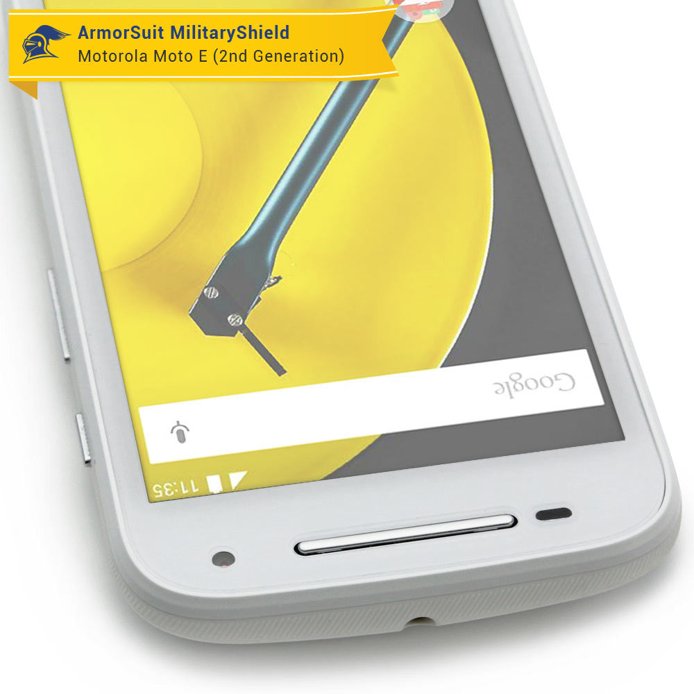 [2 Pack] Motorola Moto E (2nd Gen, 2015) Anti-Glare (Matte) Screen Protector